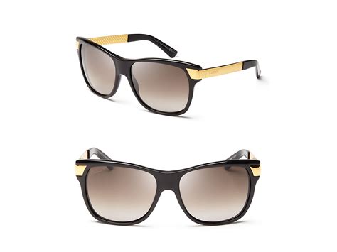 gucci sunglasses men black and gold|Gucci sunglasses unisex.